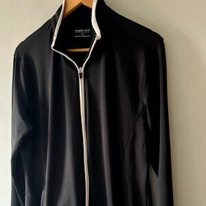 Maggie Lane Black and White Full Zip Jacket - Size L